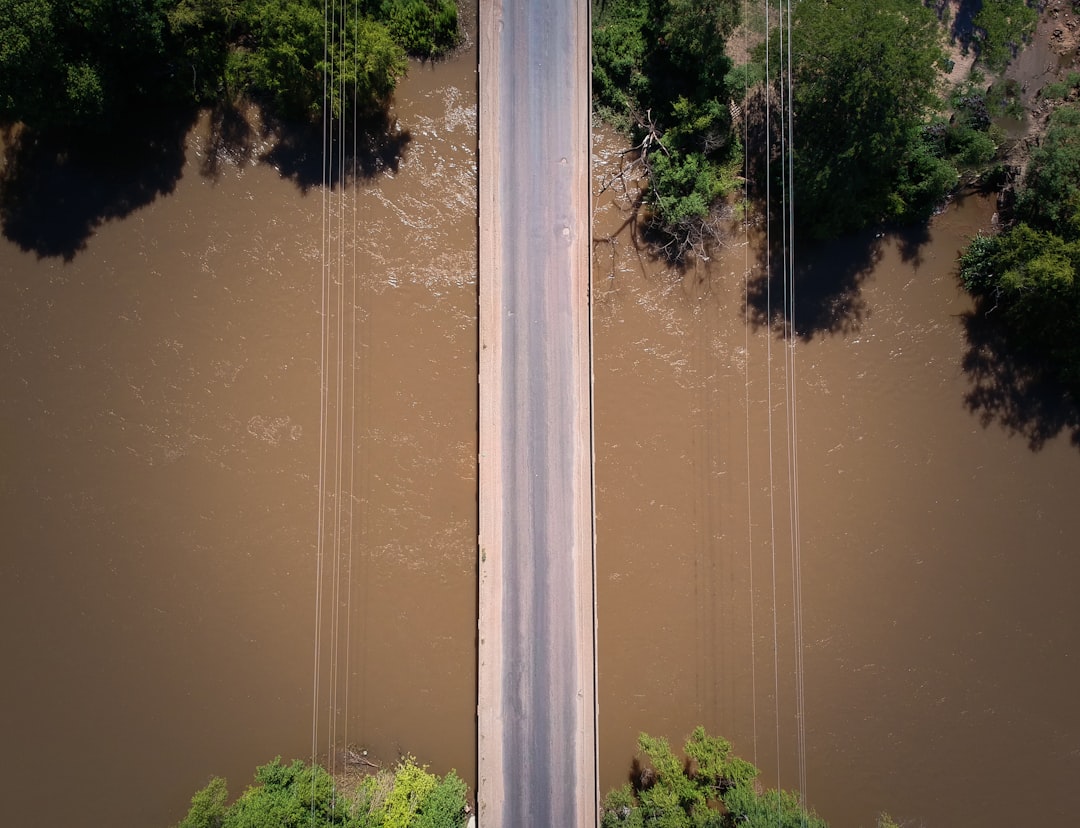 Hurricane floodwaters in Louisiana